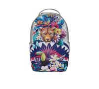Cream Flowering Jungle Shark Dlxsv Backpack Sprayground