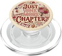 Cream Just One More Chapter Romantic Bookish Aesthetic PopSockets PopGrip per MagSafe
