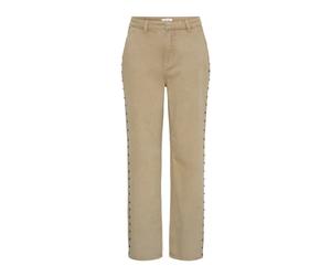 Cream - Pantaloni dritti - - Trousers - Donna - Beige - L L30