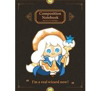 Cream Puff Cookie Composition Notebook: Kingdom Run Journal with 120 wide ruled pages in a large 8.5 x 11 for school notes and everyday planning