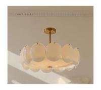 Cream White Glass Ceiling Light Modern Minimalist Retro Ceiling Chandeliers Living Room Dining Room Bedroom Light home decor
