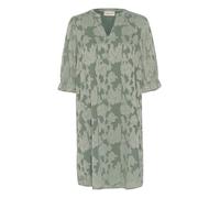 Cream Women's Dress V-Notch Neck Half Sleeves Chiffon A-Line Fit Above The Knee Vestito, Laurel Wreath, 46 Donna
