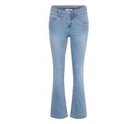 Cream Women's Jeans Bootcut Legs Full-Length Slim Fit Regular Waistband, Jeans da Donna, Austin Light Blue Denim,