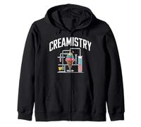 Creamistry Ice Cream Divertente Chimica Chimica Scienza Felpa con Cappuccio