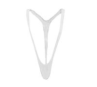 Creamlin Perizoma Regolabile da Uomo Stile Borat Vling Elasticizzato Intimo Sexy Bretella Cinghia (Bianco)