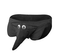 Creamlin T-Back Perizoma Intimo per Uomo Intimo Elefante da Uomo Sexy (Nero)