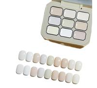Creamy Colorful Nail Polish Set, Nine-Square Grid Solid Gel Glue , Solid Gel Polish Palette, Cream for Women&Girls&Friend DIY Home (#9)