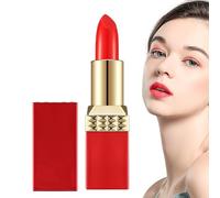 Creamy Lipstick, Long Stay Lipstick, Creamy Lip Color, Waterproof Formula, Natural Finish, 1 Pack for Dry Lips Makeup, Casual Look, Daily Wear, Office Use, Nude, Rosso