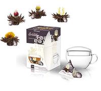 Creano "Fior di tè Tèlini" Set regalo con Tazza di Tè e 8 Fiori di Tè in un formato di Tazza | Tè nero