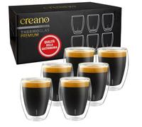 Creano PREMIUM Bicchieri Termici 250 ml - Set da 6 - NOVITÀ MONDIALE