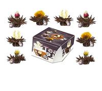 Creano Variazione di fiori di Tè in un formato di Tazza - 8 Fiori di Tè di 4 tipi diversi (Tè nero)