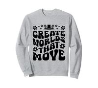 Creare mondi che muovono Animazione Disegna Sketch Animate Felpa