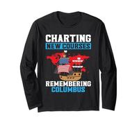 Creare Nuovi corsi in ricordo del Columbus Day Maglia a Manica
