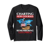Creare Nuovi corsi in ricordo del Columbus Day Maglia a Manica
