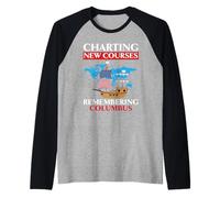 Creare Nuovi corsi in ricordo del Columbus Day Maglia con Maniche Raglan