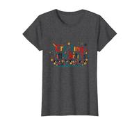 Creare Piccoli artisti: Ispirare la creatività Giovane Maglietta, Donna, Grigio Scuro, 3XL