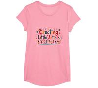 Creare Piccoli artisti: Ispirare la creatività Giovane Maglietta, Ragazze, Rosa, XS