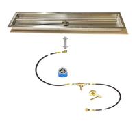 Creare Proprio Gas Fuoco Caratteristica W/Pre-plumbed Kit - Scelta Bruciatore E