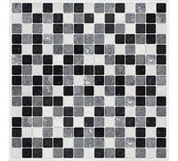 CREARREDA Adesivi per Piastrelle 30x30 cm, Piastrelle Adesive Antigraffio e Impermeabili PVC Piastrelle Autoadesive per Decorazione, Adesivi Piastrelle per Bagno e Cucina Mattonelle Adesive Fai da te