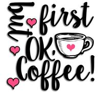 CREARREDA Decorazioni 3D - But First Coffee