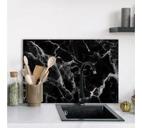 CREARREDA Pannello Paraschizzi Cucina in Alluminio 72x48cm Facile da Applicare Made in Italy Protezione per Fornelli e Muro. Lavabile Con Un Panno Lastra paraschizzi in metallo