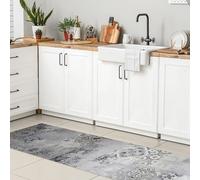 CREARREDA Tappeto cucina 180x50cm Whispering Stone vinile antiscivolo e lavabile Passatoia cucina in vinile, lavabile 100% made in Italy