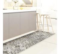 CREARREDA Tappeto Cucina in Vinile Antiscivolo e Lavabile Runner Multiuso Resistente all'usura Passatoia Cucina Antimacchia Adatto da tenere sotto il Lavandino e Fornelli Stampa Made in Italy 100%