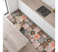 CREARREDA Tappeto Cucina in Vinile Antiscivolo e Lavabile Runner Multiuso Resistente all'usura Passatoia Cucina Antimacchia Adatto da tenere sotto il Lavandino e Fornelli Stampa Made in Italy 100%