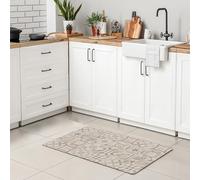 CREARREDA Tappeto Cucina Mordibo Antiscivolo Lavabile Antimacchia, Passatoia Cucina Assorbente Made in Italy, Runner Cucina Tappetino Multiuso in Gomma Porosa Ideale per Ingresso, Bagno e Doccia