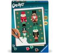 Ravensburger Kit pittura CreArt Trend C Schiaccianoci – Dipingi per numeri 24x30 cm Idea regalo 14+
