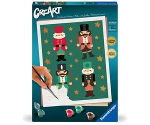 CreArt Adults Trend - Christmas Nutcracker Delight: Mit Gold- und Kupferfarbe