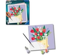 CREART DIPINGI BOUQUET TULIPANI CM 20X20