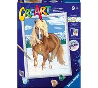 CREART DIPINGI CAVALLO GLITTER CM 18X24