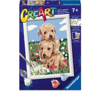 CREART DIPINGI CUCCIOLI GOLDEN RETRIVIER CM 13X18