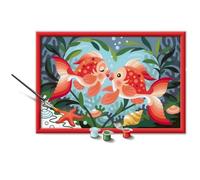 CreArt Kids 31x21 cm Baci di pesce, Kit da dipingere con i numeri, Numero artistico, Dai 7 anni in su, 25853, Ravensburger