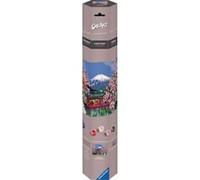 Ravensburger - CreArt Premium B Canvas, Ciliegi in Fiore, Dipingere con i Numeri, Kit Pittura, Idea Regalo Donna o Uomo, 14+ Anni, 30x40 cm
