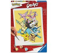 CreArt, Malen nach Zahlen Adults Trend Pokémon - Eevee Evolutions
