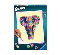 CREART RAVENSBURGER 289950 Dipingi con i Numeri Elefante