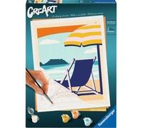 Ravensburger - CreArt Trend C, Ora di Relax, Dipingere con i Numeri, Kit Pittura, Idea Regalo Donna o Uomo, 14+ Anni, 24x30 cm