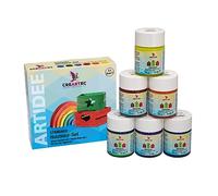 Creartec Set di smalti per legno "Standard" 6 colori diversi 6 x 50 ml (300 ml) Made in Germany