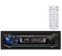 CREASONO Autoradio 1 DIN con Lettore CD, Bluetooth, RDS, USB, SD, AUX, 4x45 W, Telecomando