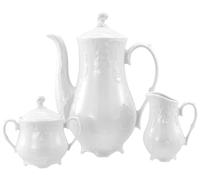 CreaTable, 12620 - Set di stoviglie da 3 pezzi, in porcellana, lavabile in lavastoviglie e microonde, made in Europe