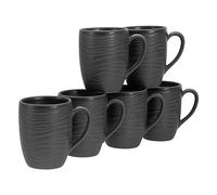 CreaTable, 17873, Serie Lava Stone, Geschirrset, Becherset 6 teilig