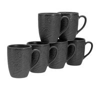 CreaTable, 17963, Serie Rondo Schiefer, Geschirrset, Becherset 6 teilig