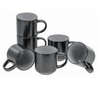 CreaTable, 21522, Serie Nordic Fjord Frost, 6-teiliges Geschirrset, Kaffeebecher Set aus Steinzeug