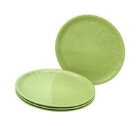 Creatable, 21670 Serie Gourmet Set di 4 piatti da pizza in porcellana, lavabili in lavastoviglie e microonde, Made in Europe