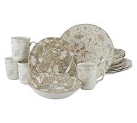 Creatable, 22256, series Damask beige, combination service 16 pieces, Stoneware