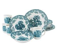 Creatable, 23212, series water mill petrol, combination service 16 pieces, Stoneware