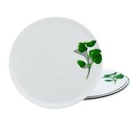 Creatable, 23435 Serie BASILIKUM - Set di 4 piatti per pizza in porcellana, lavabili in lavastoviglie e microonde, Made in Europe