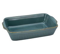 CreaTable, 23528, Serie Classic VINTAGE petrol, Geschirrset, Auflaufform 1 teilig, Steinzeug